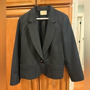 Vintage Pendleton Classic Black Women's wool Blazer size 12